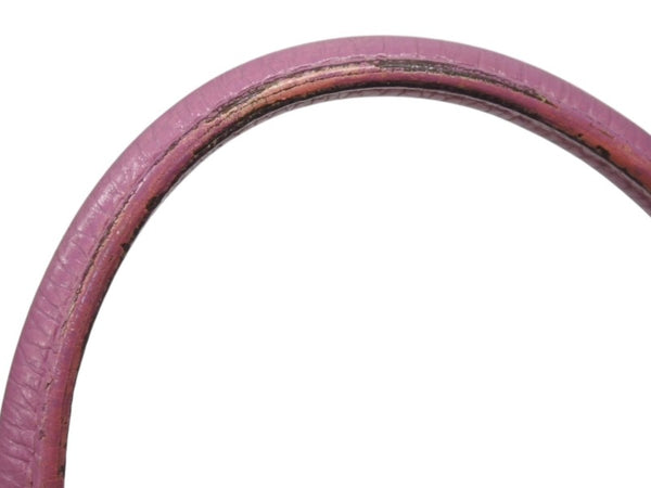 Lucien Pellat-Finet ルシアンペラフィネ ハンドバッグ ミニボストンバッグ スカル ピンク レザー 美品 中古 4b006351