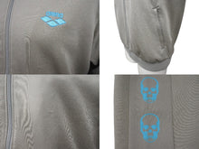 画像をギャラリービューアに読み込む, Lucien Pellat-Finet ルシアンペラフィネ×arena パーカー デサント製 ARJ21F グレー ポリエステル S 中古 4b006352