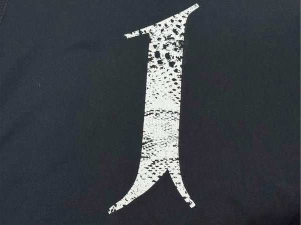 lucien pellat finet ルシアンペラフィネ 長袖Tシャツ ロングスリーブTシャツ ブラック ホワイト サイズS 美品 中古 4b006354
