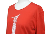 Load image into Gallery viewer, 極美品 lucien pellat finet ルシアンペラフィネ 長袖Tシャツ ロングスリーブTシャツ レッド ホワイト サイズM 中古 4b006355
