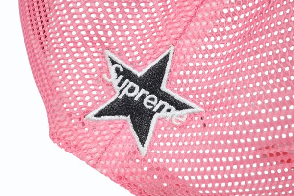 新品未使用 Supreme シュプリーム × Vanson ヴァンソン レザーキャップ ピンク ホワイト ONE SIZE 58cm H79FW25 中古 4b006374