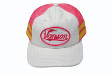 画像をギャラリービューアに読み込む, 新品未使用 Supreme シュプリーム × Vanson ヴァンソン レザーキャップ ピンク ホワイト ONE SIZE 58cm H79FW25 中古 4b006375
