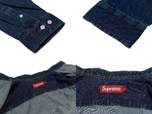 画像をギャラリービューアに読み込む, 新品未使用 Supreme シュプリーム Small Box Shirt 長袖デニムシャツ インディゴブルー サイズM FW25S2 中古 4b006383