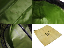 画像をギャラリービューアに読み込む, FENDI フェンディ ズッカ柄 ビーズ刺繍 マンマバケット ハンドバッグ ワンショルダーバッグ ブラウン ゴールド金具 ロゴ 美品 中古 4b006386