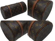 Load image into Gallery viewer, LOUIS VUITTON ルイヴィトン パピヨン30 ハンドバッグ モノグラム M51366 筒型 モノグラムキャンバス ブラウン 美品 中古 4b006387