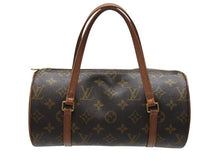 Load image into Gallery viewer, LOUIS VUITTON ルイヴィトン パピヨン30 ハンドバッグ モノグラム M51366 筒型 モノグラムキャンバス ブラウン 美品 中古 4b006387