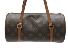 Load image into Gallery viewer, LOUIS VUITTON ルイヴィトン パピヨン30 ハンドバッグ モノグラム M51366 筒型 モノグラムキャンバス ブラウン 美品 中古 4b006387