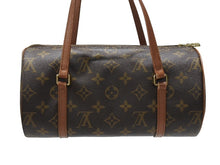 Load image into Gallery viewer, LOUIS VUITTON ルイヴィトン パピヨン30 ハンドバッグ モノグラム M51366 筒型 モノグラムキャンバス ブラウン 美品 中古 4b006387