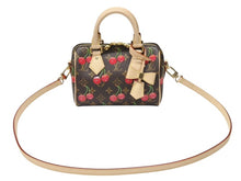 Load image into Gallery viewer, 新品未使用 LOUIS VUITTON ルイヴィトン LV TM スピーディー バンドリエール20 チェリーブロッサム ハンドバッグ M13094 中古 4b006388