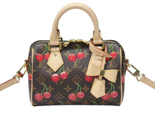 Load image into Gallery viewer, 新品未使用 LOUIS VUITTON ルイヴィトン LV TM スピーディー バンドリエール20 チェリーブロッサム ハンドバッグ M13094 中古 4b006388
