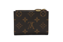 画像をギャラリービューアに読み込む, 新品未使用 LOUIS VUITTON ルイヴィトン モノグラム ポルトフォイユ リサ 新作 二つ折り財布 M13420 村上隆 ブラウン 中古 4b006389