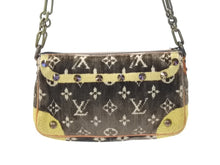 画像をギャラリービューアに読み込む, LOUIS VUITTON ルイ ヴィトン ポシェットアクセソワール ショルダーバッグ M92710 モノグラム トロンプイユ 美品 中古 4c073373