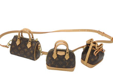 画像をギャラリービューアに読み込む, 新品未使用 LOUIS VUITTON ルイヴィトン トリオミニアイコン ショルダーバッグ モノグラム M81081 ブラウン モノグラム レザー 中古 4b006393