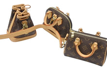 画像をギャラリービューアに読み込む, 新品未使用 LOUIS VUITTON ルイヴィトン トリオミニアイコン ショルダーバッグ モノグラム M81081 ブラウン モノグラム レザー 中古 4b006393