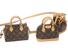 画像をギャラリービューアに読み込む, 新品未使用 LOUIS VUITTON ルイヴィトン トリオミニアイコン ショルダーバッグ モノグラム M81081 ブラウン モノグラム レザー 中古 4b006393