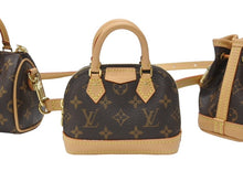 画像をギャラリービューアに読み込む, 新品未使用 LOUIS VUITTON ルイヴィトン トリオミニアイコン ショルダーバッグ モノグラム M81081 ブラウン モノグラム レザー 中古 4b006393