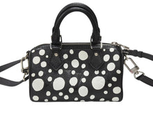 画像をギャラリービューアに読み込む, 新品同様 LOUIS VUITTON ルイヴィトン ナノ スピーディ 草間彌生 2WAYハンドバッグ M81910 モノグラムアンプラントレザー 中古 4b006394