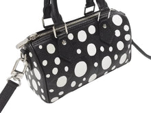 画像をギャラリービューアに読み込む, 新品同様 LOUIS VUITTON ルイヴィトン ナノ スピーディ 草間彌生 2WAYハンドバッグ M81910 モノグラムアンプラントレザー 中古 4b006394