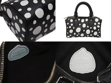 画像をギャラリービューアに読み込む, 新品同様 LOUIS VUITTON ルイヴィトン ナノ スピーディ 草間彌生 2WAYハンドバッグ M81910 モノグラムアンプラントレザー 中古 4b006394