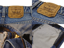 画像をギャラリービューアに読み込む, 新品未使用 CHROME HEARTS クロムハーツ × Levi's リーバイス セメタリークロスパッチ デニムミニスカート サイズ26 10パッチ 中古 4b006403