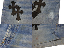 画像をギャラリービューアに読み込む, 新品未使用 CHROME HEARTS クロムハーツ × Levi's リーバイス セメタリークロスパッチ デニムミニスカート サイズ26 10パッチ 中古 4b006403