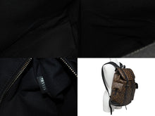 画像をギャラリービューアに読み込む, LOUIS VUITTON ルイヴィトン クリストファー MM リュック バックパック M43735 モノグラムマカサー ブラウン ブラック 美品 中古 4b006405