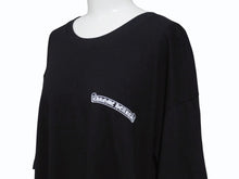 画像をギャラリービューアに読み込む, 極美品 CHROME HEARTS クロムハーツ ラスベガス限定 ロゴプリント半袖Ｔシャツ スクロールラベル ブラック コットン サイズXXL 中古 4b006419