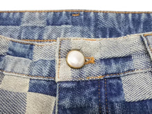 画像をギャラリービューアに読み込む, 極美品 LOUIS VUITTON ルイヴィトン 24SS ダミエデニムスケートデニム パンツ RM241 GCO HQD87W ブルー サイズ34 中古 4b006421