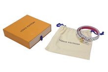 画像をギャラリービューアに読み込む, 新品未使用 LOUIS VUITTON ルイヴィトン × 村上隆 モノグラムマルチカラー ベルト ミニフラワーグラム 15MM リバーシブル M8992U ホワイト サイズ90 中古 4b006423