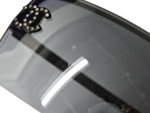 画像をギャラリービューアに読み込む, 極美品 CHANEL シャネル リムレス サングラス ラインストーン ココマーク 4104-B イタリア製 メタル ブラック サイズ62□15 120 中古 4b006424