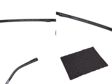 画像をギャラリービューアに読み込む, 極美品 CHANEL シャネル リムレス サングラス ラインストーン ココマーク 4104-B イタリア製 メタル ブラック サイズ62□15 120 中古 4b006424