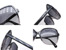 画像をギャラリービューアに読み込む, CHANEL シャネル サングラス POLARIZEDレンズ 5349-A c.1561/S8 ブラックコントラストカラー イタリア製 中古 4b006427