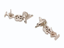 画像をギャラリービューアに読み込む, CHANEL シャネル ココマーク アローハート ピアス 両耳 アクセサリー A17P刻印 4.3g ゴールド 美品 中古 4b006429