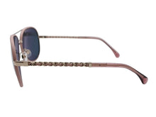 画像をギャラリービューアに読み込む, 極美品 CHANEL シャネル ティアドロップ サングラス 4219-Q c.395/5R サイズ59□14 140 ココマーク チェーンテンプル ミラーレンズ 中古 4b006430