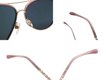 画像をギャラリービューアに読み込む, 極美品 CHANEL シャネル ティアドロップ サングラス 4219-Q c.395/5R サイズ59□14 140 ココマーク チェーンテンプル ミラーレンズ 中古 4b006430