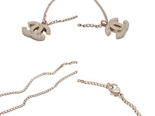 画像をギャラリービューアに読み込む, CHANEL シャネル ココマーク ロープ柄 ネックレス 重量約6.6g 05V刻印 全長約45cm ゴールド メタル 美品 中古 4b006438