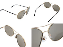 画像をギャラリービューアに読み込む, 極美品 CHANEL シャネル ティアドロップ サングラス 4228-Q c.125/5A サイズ56□17 140 ココマーク ゴールドフレーム 中古 4b006439