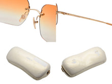 画像をギャラリービューアに読み込む, 極美品 CHANEL シャネル リムレス サングラス ラインストーン 2000s 4017-D メタル ブラウン ゴールド金具 サイズ62□17 120 中古 4b006447