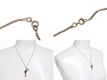 画像をギャラリービューアに読み込む, CHANEL シャネル ココマーク リップスティック ネックレス 重量約6.9g 04A刻印 全長約49cm ゴールド メタル 美品 中古 4b006459