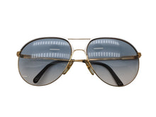 Load image into Gallery viewer, Christian Dior クリスチャンディオール ティアドロップ型サングラス オーストリア製 2332 40 135 ゴールドカラー 中古 4b006474