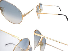 Load image into Gallery viewer, Christian Dior クリスチャンディオール ティアドロップ型サングラス オーストリア製 2332 40 135 ゴールドカラー 中古 4b006474