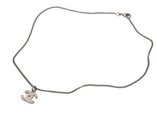 画像をギャラリービューアに読み込む, CHANEL シャネル ココマーク ラインストーン ネックレス 重量約5.8g 08V刻印 全長約46cm シルバー メタル 美品 中古 4b006480