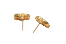 画像をギャラリービューアに読み込む, CHANEL シャネル ココマーク ピアス 重量約3.5g 01P刻印 ラインストーン メタル ゴールド クリア 両耳用 美品 中古 4b006487