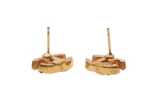 画像をギャラリービューアに読み込む, CHANEL シャネル ココマーク ピアス 重量約3.5g 01P刻印 ラインストーン メタル ゴールド クリア 両耳用 美品 中古 4b006487