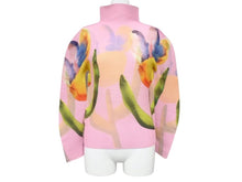 Load image into Gallery viewer, 極美品 ISSEY MIYAKE me イッセイミヤケ ミー ハイネック プリーツ カットソー ピンク Mi41FJ631 ポリエステル サイズF 中古 4b006505