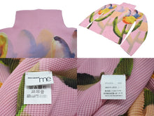 Load image into Gallery viewer, 極美品 ISSEY MIYAKE me イッセイミヤケ ミー ハイネック プリーツ カットソー ピンク Mi41FJ631 ポリエステル サイズF 中古 4b006505