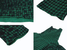 Load image into Gallery viewer, Lucien Pellat-Finet ルシアンペラフィネ スカル タートルネックニット カシミヤ グリーン ブラック サイズS 美品 中古 4b006508