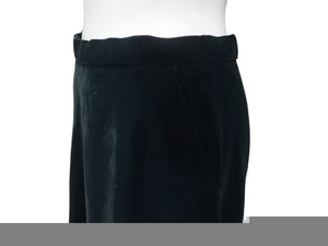 Christian Dior クリスチャンディオール ベロア ロングスカートスカート グリーン レーヨン キュプラ L 中古 4b006509
