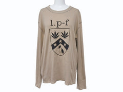 Lucien Pellat-Finet ルシアンペラフィネ 長袖 カットソー Tシャツ ブラウン 茶色 サイズ M コットン 中古 4b006515