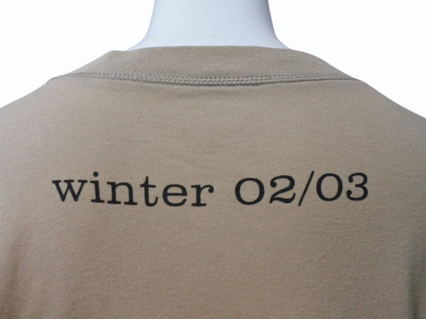 Lucien Pellat-Finet ルシアンペラフィネ 長袖 カットソー Tシャツ ブラウン 茶色 サイズ M コットン 中古 4b006515